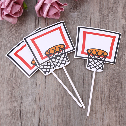 Juego De 5 Unidades Para Decoración De Fiestas De Baloncesto
