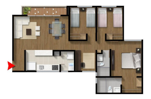 Imagen 7 de 14 de El Solar - Hacienda Casablanca - 85m2 - Amarilo