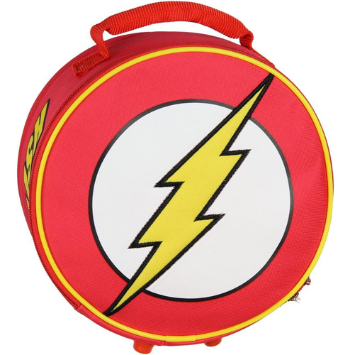 Dc Comics Flash Lunch Box Soft Kit Aislado Cooler Circl...