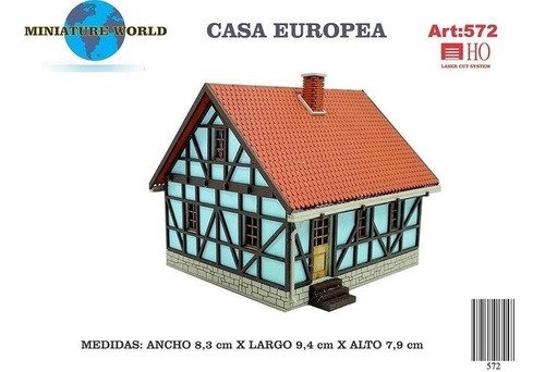 Nico Casa Europea Color Celeste M World H0 (mnw 31)