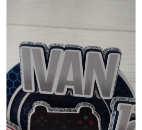 Topper Cake 3d - Adorno Para Tortas - Play Station