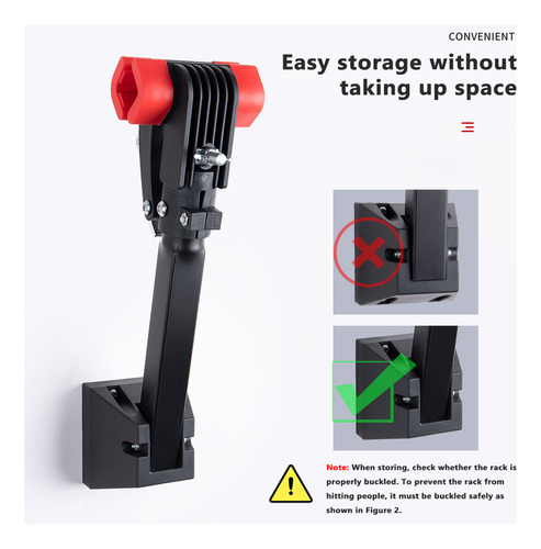 Soporte De Pared Para Bicicletas, Estante De Estacionamiento
