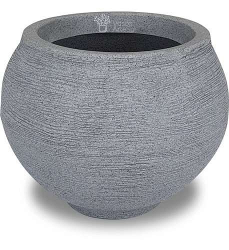 Vaso De Polietileno Esfera 02 Cor Granito