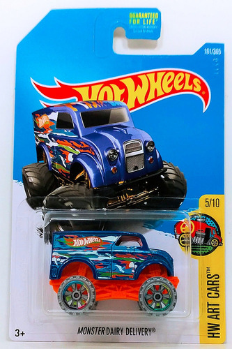 Hot Wheels # 05/10 - Monter Dairy Delivery - 1/64 - Dvb81