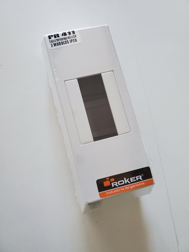 Imagen 2 de 9 de Caja Tablero 2 Modulos Din Térmica Roker X 20 Unidades