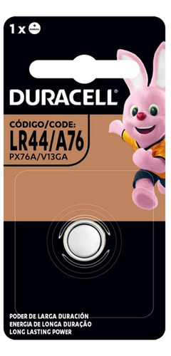 Pila Duracell Especial Lr44 / A76 / Px76a / V13ga