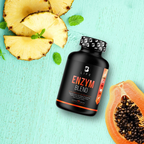 Enzimas Digestivas 90 Cáps 20 Billones Probióticos. B Life