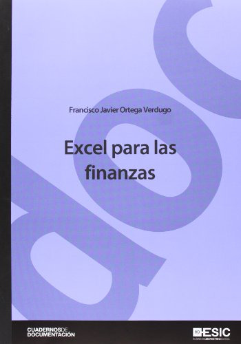 Libro Excel Para Las Finanzas De Francisco Javier Ortega Ver