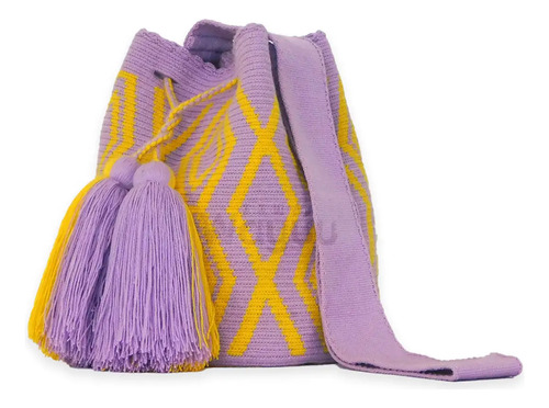 Mochila Wayuu Colores Pastel Grandes