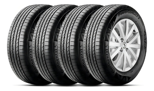 4 Pneus Continental Aro 15 Powercontact 2 195/60r15 88h