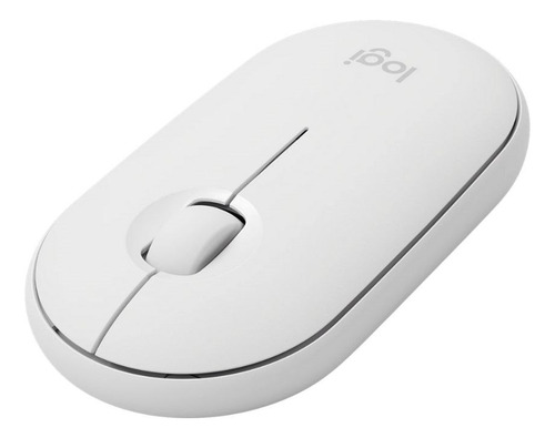 Imagen 2 de 6 de Mouse Inalambrico Logitech Pebble M350 Bluetooth Blanco