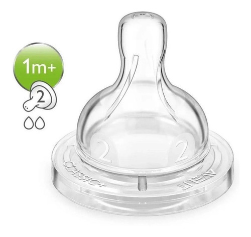 Bico De Mamadeira Anti-colic Classica N.02 C/2