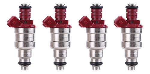 Inyector De Gasolina De 4 Piezas Para Derby Jetta 2.0l Rojo