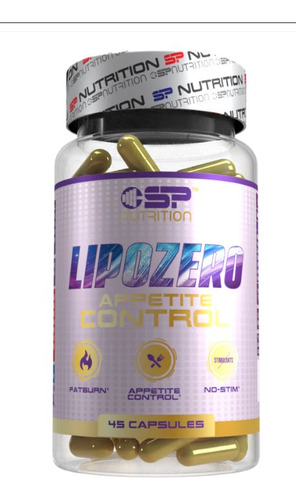 Suplemento Sp Nutrition Lipozero Control De Apetito 45 Caps 