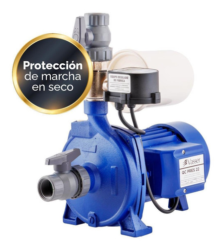Imagen 1 de 11 de Bomba Presurizadora Vasser Qcpres22 2-4 Baños - 20mts Vasser