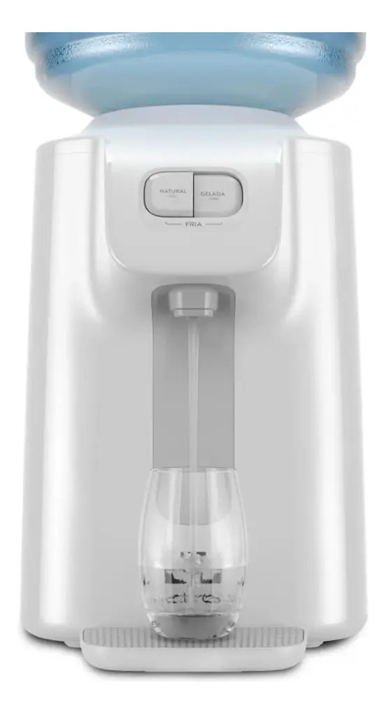 Bebedouro bancada mesa de Água Gelada Fria e Natural Motor Compressor galão 10l ou 20l abertura perfurador de lacre garrafão cinza grafite BC01B