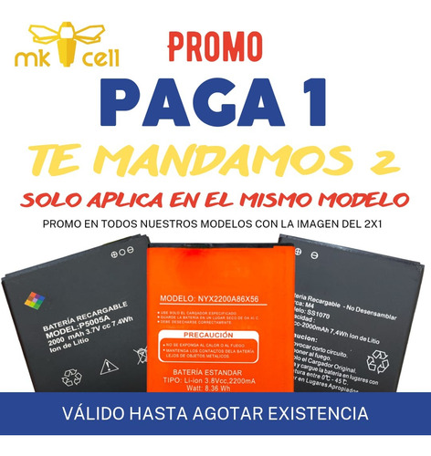 Batería Mk Cell Para Galaxy Core 2 G355 2000mah