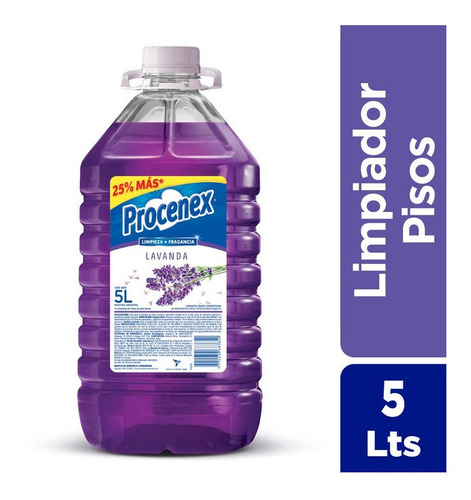 Procenex Limpiador Liquido De Pisos Lavanda X 5 Lt