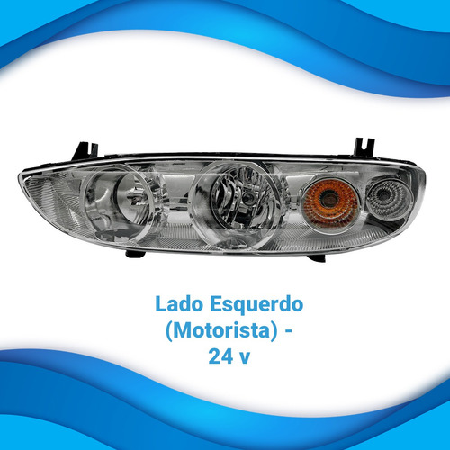 Farol Principal Para Ônibus Marcopolo G6 Fase 2 L. Esquerdo