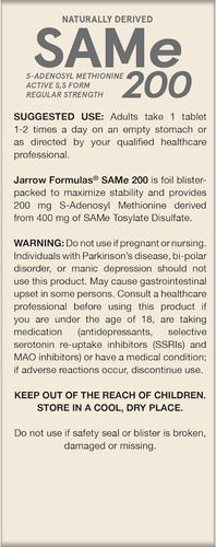 Same 200 Jarrow Formulas 60 Tabletas