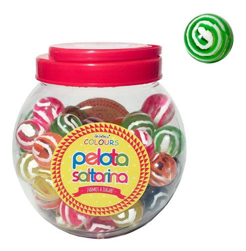 Pelotas Saltarinas Marmoladas Espiral Juguete Souvenir