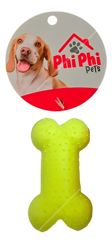 Juguete Hueso Mordedor Dispenser Snack Perro Goma 9cm Phiphi