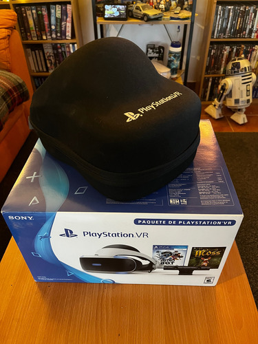 Playstation Vr + Juego Astro Bot + 2 Mandos Motion + Bolsa (Usado)