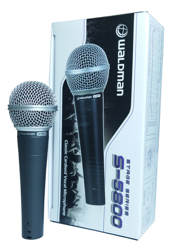 Microfone de Mão Profissional STAGE S-5800 - WALDMAN