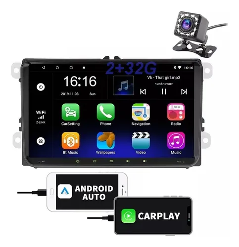 Qp 2+32 Estéreo Android Vw Golf Amarok Jetta Passat Con