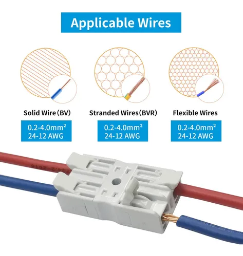 Dicio - Tuercas De Conectores De Cable De Palanca En Lnea, 5