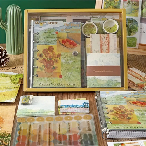 Kit Bullet Journal Scrapbook Álbum De Recortes Diy 155 Pzas