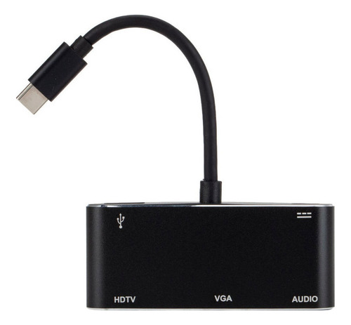 Adaptador 4k, Cable Convertidor A Vga, Puertos Múltiples