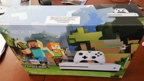 Xbox One S 4k 500gb Minecraft S/uso =nueva Mirala! Canje