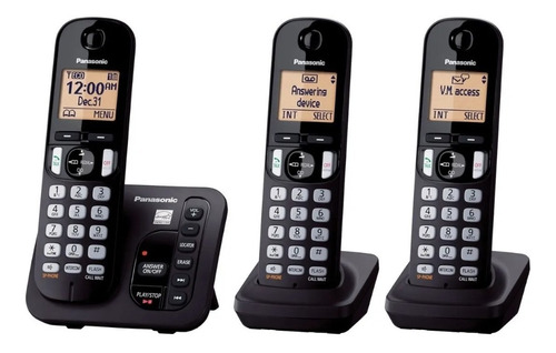 Telefono Inalambrico Panasonic Kx-tgc253c 3 Ext.