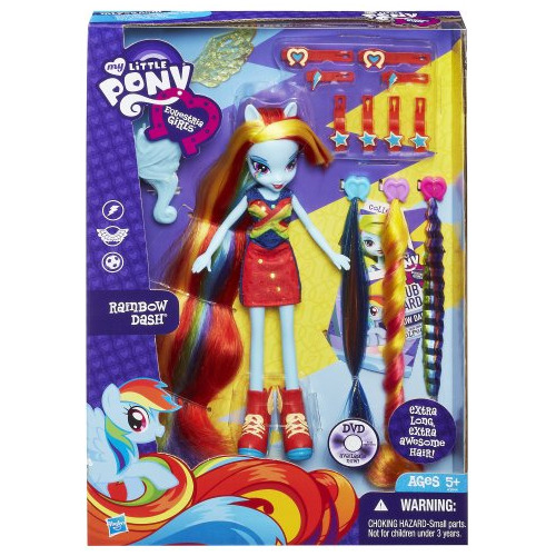 My Little Pony Equestria Girls Rainbow Dash Peluquería Doll