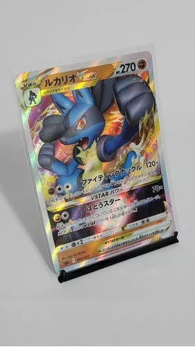 Original - Carta Pokémon Lucário Japonês em Promoção na Americanas