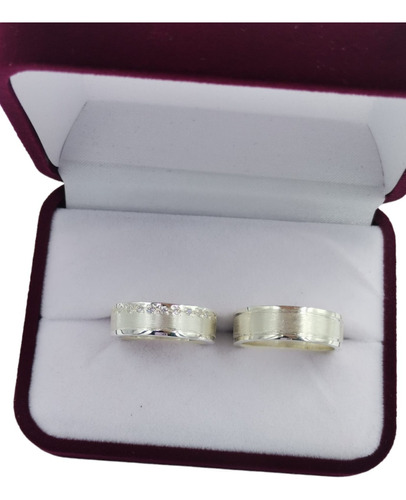 Anillos  Matrimonio Plata 950, Compromiso Parejas