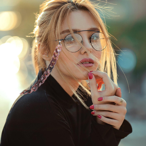 Cómodas Gafas De Sol Con Cuello Redondo Y Máscara
