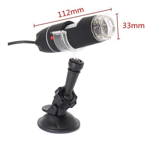 Imagen 2 de 8 de Microscopio Electronico Digital 1600x Usb Camara 8 Led