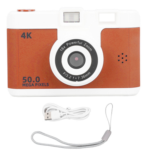 Cámara Digital 1080p 50mp Hd De Doble Lente Inalámbrica Con