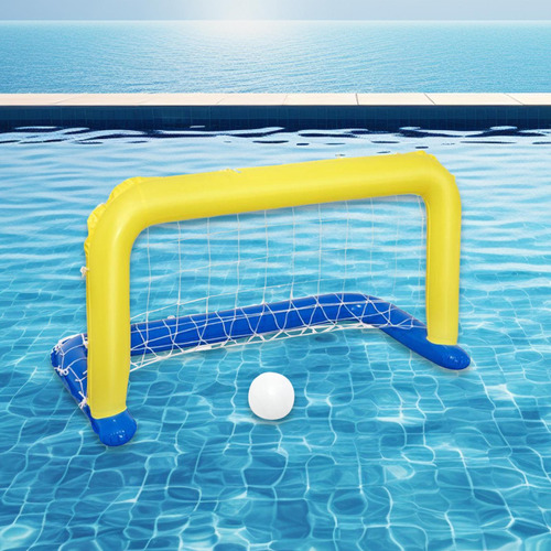 Juego De Waterpolo Inflable Para Piscina, Portería Inflable