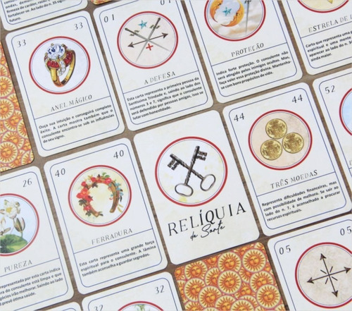Baralho Relíquia Da Sorte, Caixinha Com 52 Cartas