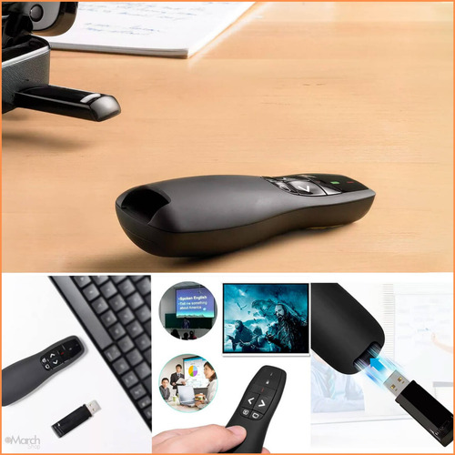 Apresentador De Slides Passador Sem Fio Laser Pointer