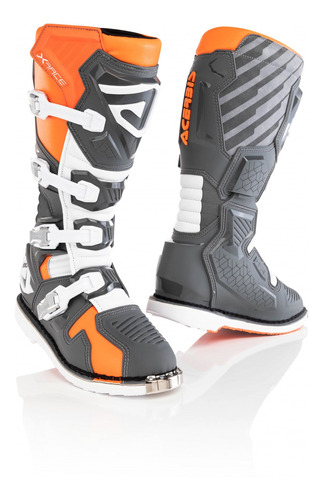 Botas X-race Naranja/gris T.44