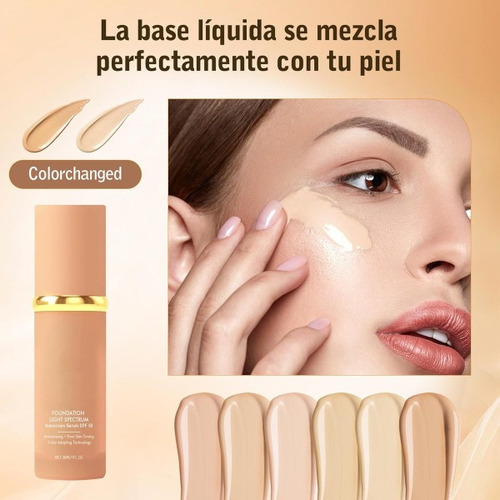 1pieza Base Con Alta Cobertura,forever Bloom Protector Solar