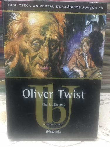 Libro Oliver Twist, Charles Dickens, Tapa Dura