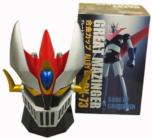 Taza 450 Ml. Great Mazinger Gx-73. Caja. Metal Abs. Cenicero