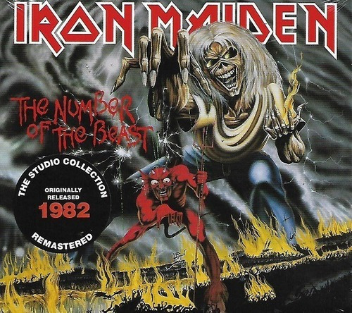 Cd Iron Maiden / The Number Of The Beast Remaster (1982) Eur