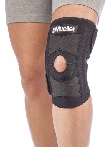 Estabilizador De Rodilla Autoajustable En Negro-talla Única