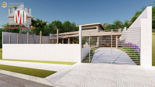 Imagem 12 de 18 de Linda Chácara Em Condomínio, Projeto Na Planta, Com 3 Dormitórios, Piscina, À Venda, 1000 M² Por R$ 570.000 - Terras De Santa Fé - Pinhalzinho/sp - Ch0941